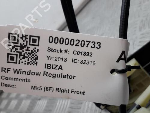 Front right window mechanism SEAT IBIZA IV (6J5, 6P1) 1.2 | BP29646240C23 