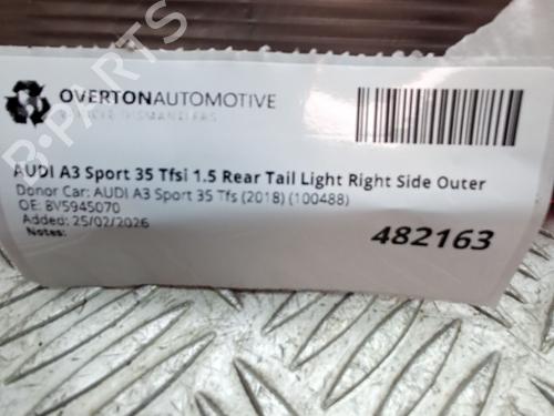 Right taillight AUDI A3 Limousine (8VS, 8VM) 35 TFSI | BP32487299C35