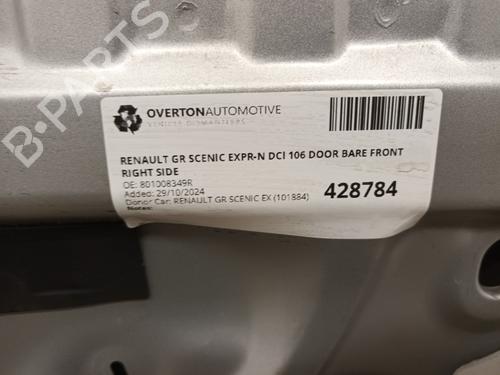 Right front door RENAULT GRAND SCÉNIC III (JZ0/1_) 1.5 dCi (JZ0B, JZ07) | BP29667482C3 