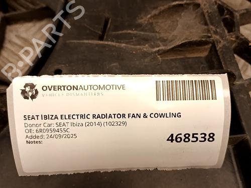 Radiator fan SEAT LEON (1P1) 1.6 TDI | BP29686254M35