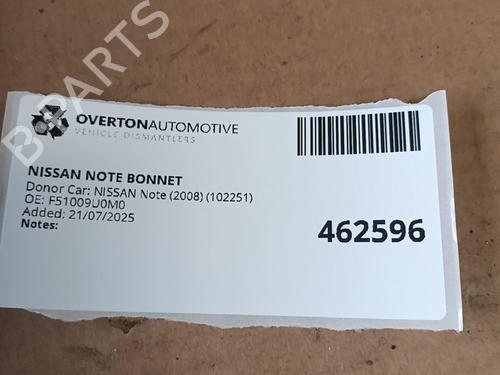 Hood NISSAN MICRA III (K12) 1.2 16V | BP29682635C1
