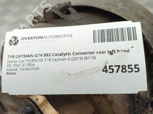 Catalyst PORSCHE 718 CAYMAN (982) 4.0 GT4 (982810, 982811) | BP29680019M10
