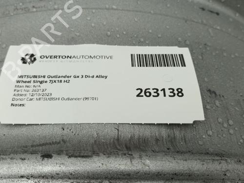 Rim MITSUBISHI OUTLANDER II (CW_W) 2.2 DI-D 4WD | BP29652393C45 