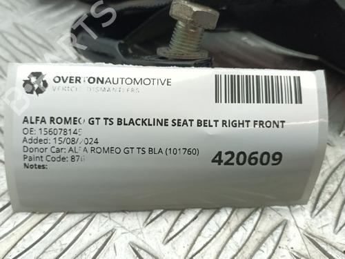 Front right seatbelt ALFA ROMEO GT (937_) 1.8 TS (937CXR1A) | BP29665631I25