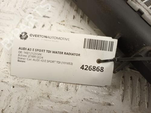 Water radiator AUDI A3 (8P1) 1.6 E-Power | BP29666905M31 