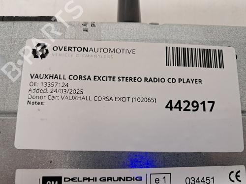 Radio VAUXHALL CORSA Mk III (D) (S07) 1.0 (L08) | BP29673467E6 