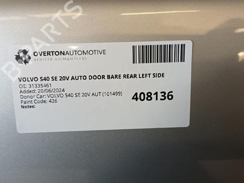 Left rear door VOLVO S40 II (544) 2.4 | BP29662467C4