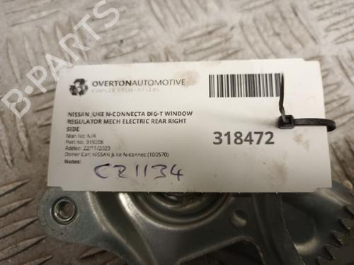 Rear right window mechanism NISSAN JUKE (F16_) DIG-T 117 | BP29654285C25 