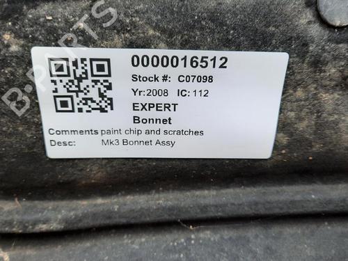 Hood PEUGEOT EXPERT Tepee (VF3X_) 2.0 HDi 120 | BP29646163C1 