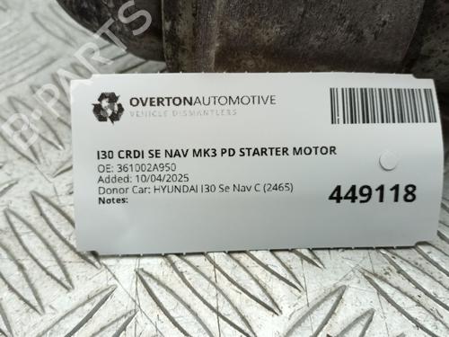Startmotor HYUNDAI i30 (PDE, PD, PDEN) 1.6 CRDi | BP29676204M8 