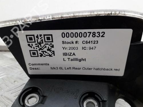 Left taillight SEAT IBIZA III (6L1) 1.4 16V | BP29645729C34