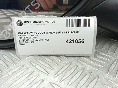 Left mirror FIAT 500 (312_) 1.2 (312AXA1A) | BP29665710C26 