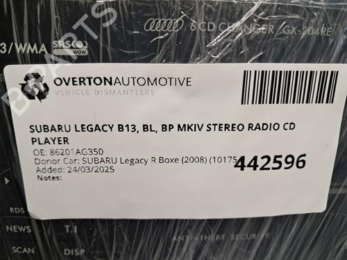 Radio SUBARU LEGACY IV Estate (BP) 2.0 D AWD (BPD) | BP29673234E6 
