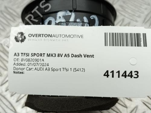 Air vent AUDI A3 (8V1, 8VK) 1.4 TFSI | BP29663140I21 