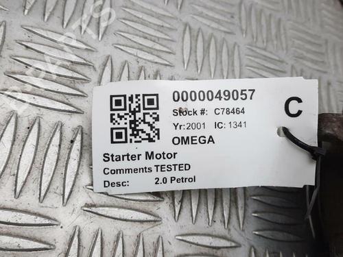 Starter VAUXHALL OMEGA (B) Saloon (V94) 2.0 16V | BP29646857M8 