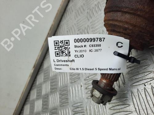 Left front driveshaft RENAULT CLIO III (BR0/1, CR0/1) 1.4 16V | BP29648145M38 
