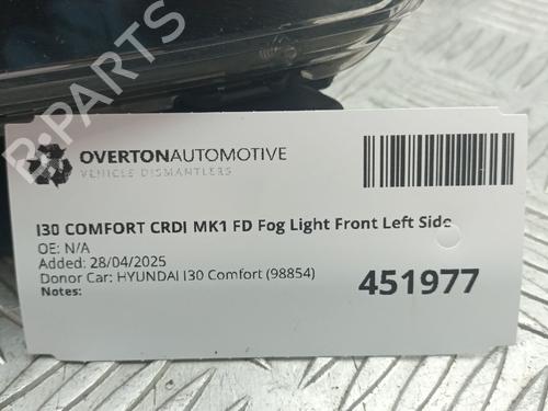 Left front fog light HYUNDAI i30 Estate (FD) 1.6 CRDi | BP29677778C30 