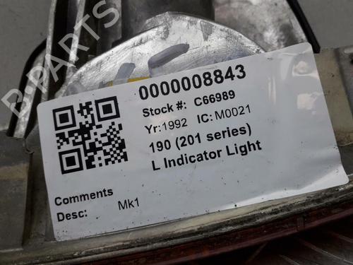 Left front indicator MERCEDES-BENZ 190 (W201) E 1.8 (201.018) | BP29645825C32 