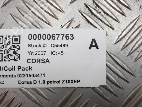 Bobine accensione VAUXHALL CORSA Mk III (D) (S07) 1.0 (L08) | BP29647435M94