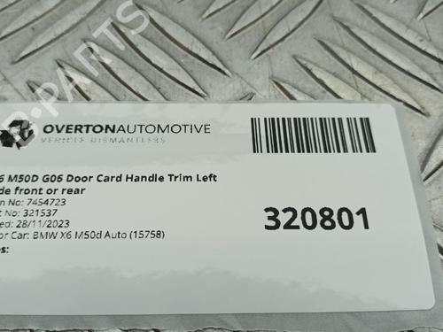Front left panel BMW X6 (G06, F96) xDrive M 50 d | BP29654460C58 