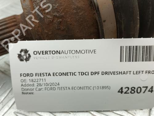 Left front driveshaft FORD FIESTA VI Van 1.6 TDCi | BP29667221M38 