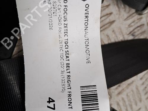 Front right seatbelt FORD FOCUS III 1.6 Ti | BP33479078I25 - Image 5