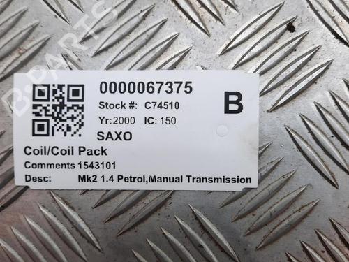 Ignition coil CITROËN SAXO (S0, S1) 1.4 VTS | BP29647418M94 