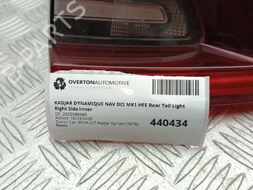 Right taillight RENAULT KADJAR (HA_, HL_) 1.5 dCi 110 (HLA3) | BP29672358C35