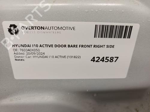 Right front door HYUNDAI i10 I (PA) 1.2 | BP29666406C3 