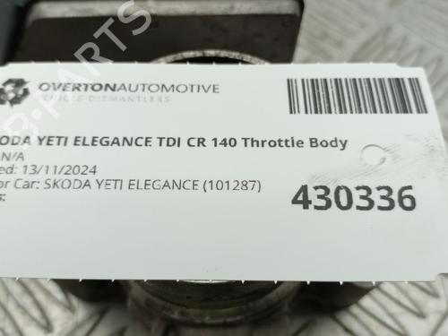 Throttle body SKODA YETI (5L) 2.0 TDI 4x4 | BP29667992M82 