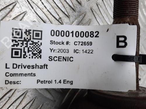 Left front driveshaft RENAULT SCÉNIC I MPV (JA0/1_, FA0_) 1.4 16V (JA0D, JA1H, Ja0W, JA10) | BP29648160M38