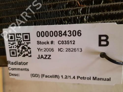 Køler HONDA JAZZ II (GD_, GE3, GE2) 1.2 i-DSI (GD5, GE2) | BP29647900M31