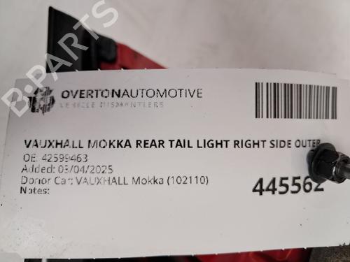 Piloto trasero derecho VAUXHALL MOKKA / MOKKA X (J13) 1.4 4x4 | BP29674309C35
