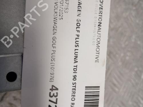 Bilradio VW GOLF PLUS V (5M1, 521) 1.9 TDI | BP29670795E6 