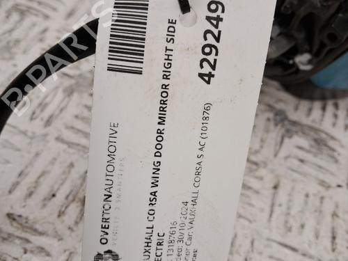 Ryggespeil høyre VAUXHALL CORSA Mk III (D) (S07) 1.3 CDTI (L08) | BP29667601C27