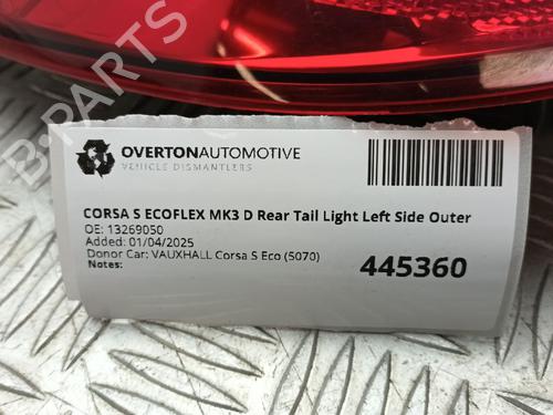 Venstre baglygte VAUXHALL CORSA Mk II (C) (X01) 1.4 Twinport (F08, F68) | BP29674217C34 