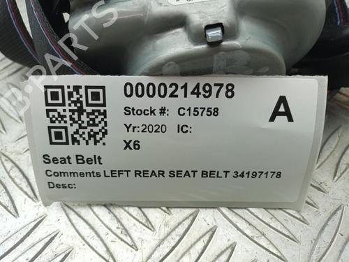 Rear left seatbelt BMW X6 (G06, F96) xDrive M 50 d | BP29650685I29 