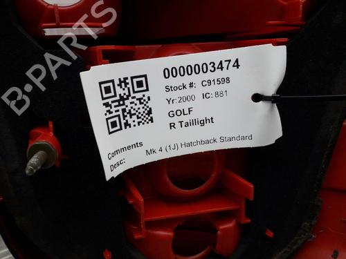 Right taillight VW GOLF IV (1J1) 1.9 TDI | BP29645408C35