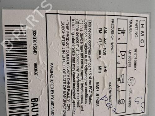 Radio HYUNDAI i10 I (PA) 1.2 | BP29685333E6