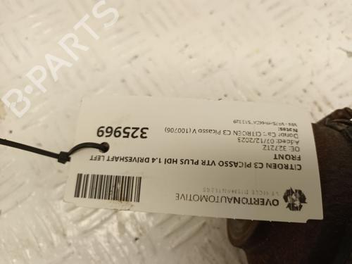 Left front driveshaft CITROËN C3 Picasso (SH_) 1.6 HDi | BP29654980M38
