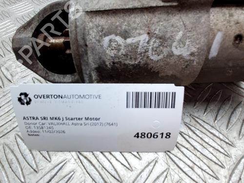 Starter VAUXHALL ASTRA Mk VI (J) (P10) 1.6 | BP32225146M8