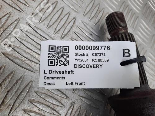 Left front driveshaft LAND ROVER DISCOVERY II (L318) 2.5 Td5 4x4 | BP29648144M38