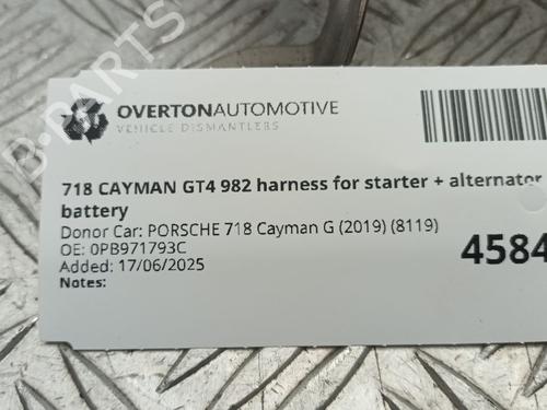 Wiring harness PORSCHE 718 CAYMAN (982) 4.0 GT4 (982810, 982811) | BP29680327E16