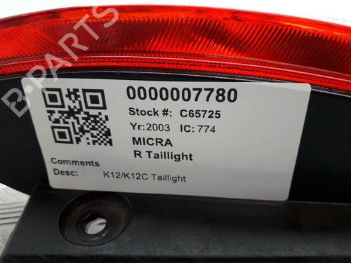 Right taillight NISSAN MICRA III (K12) 1.0 16V (K12) | BP29645720C35 