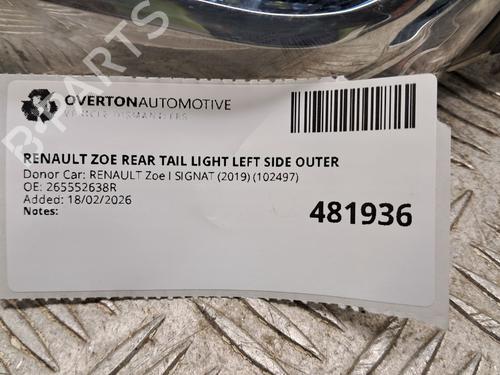 Left taillight RENAULT ZOE (BFM_) ZOE | BP33838259C34 - Image 5