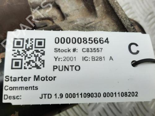 Starter FIAT PUNTO (188_) 1.9 JTD 80 (188.237, .257, .337, .357) | BP29647921M8 