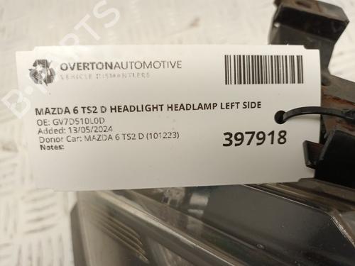 Left headlight MAZDA 6 Estate (GH) 2.2 MZR-CD (GH10) | BP29661200C28 