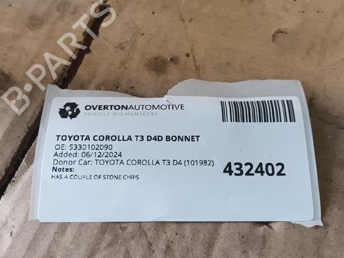 Hood TOYOTA COROLLA (_E12_) 2.0 D-4D (CDE120R, CDE120L_) | BP29668832C1 