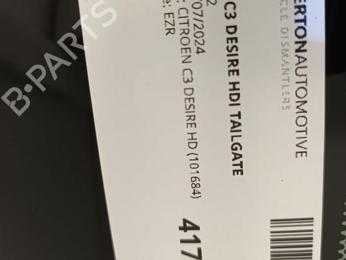 Tailgate CITROËN C3 I (FC_, FN_) 1.4 HDi | BP29664557C6