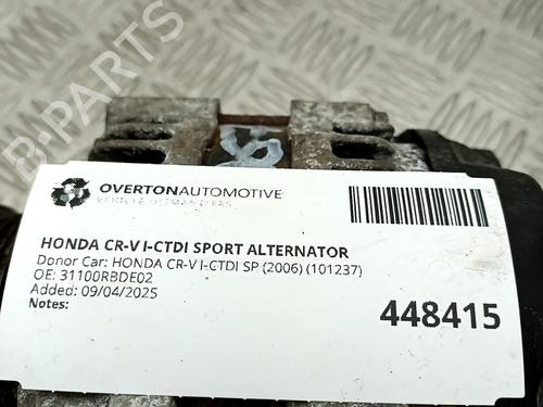 Generator HONDA CR-V II (RD_) 2.2 CTDi (RD9) | BP29675833M7 